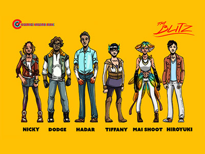 The Blitz Character Design aliens character design comics concept art game design illustration illustrator photoshop vector work in progress