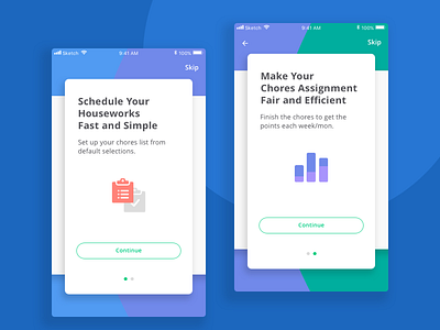 Onboarding pages for Roomies app mobile onboarding roomies