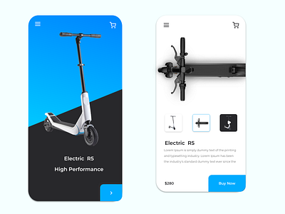 E-scooter animation app branding design graphic design illustration logo typography ui ux vector