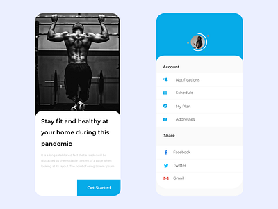 Fitness app app branding design graphic design illustration logo typography ui ux vector