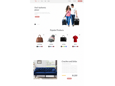 Ecommerce landing page