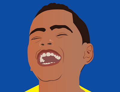 Laughing Boy graphic design illustration vector