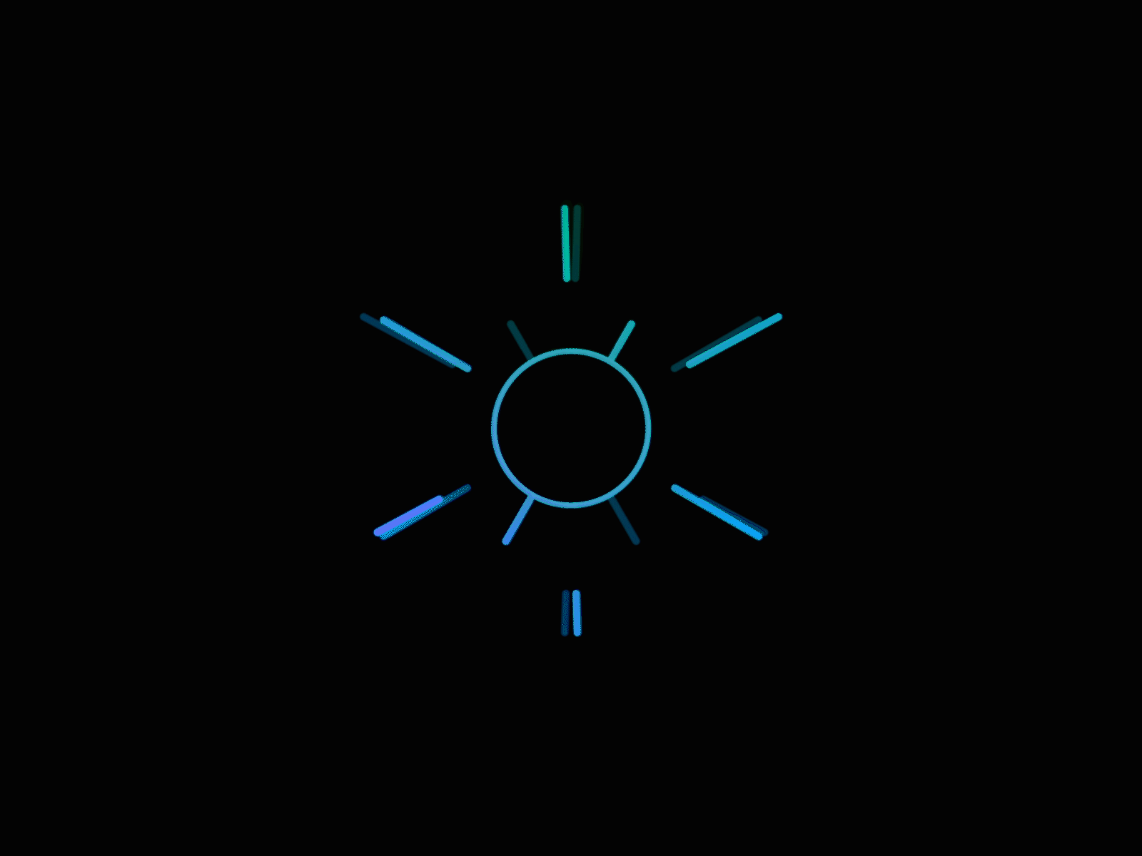 Dynamic UI Icon – Sunshine 3d animation cinema4d icon ui ux