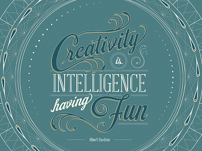 Albert Einstein quote albert einstein creativity experiment fun typography