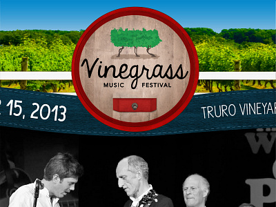 Header Concept #1 bluegrass festival logo music