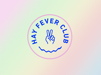 Hay Fever Club design graphic design illustration logo typography
