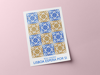 Azulejos of Lisbon | Travel Poster