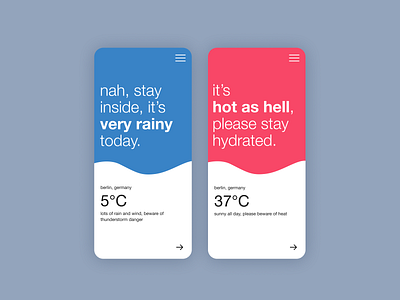 Honest Weather App app design figma graphic design illustration mobile ui user interface weather