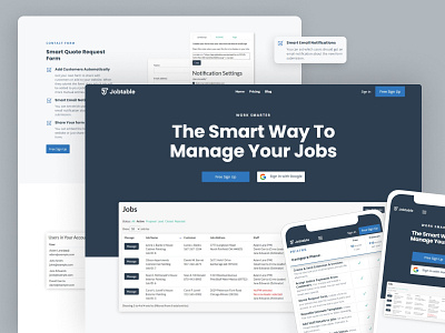 Website Design for Jobtable (SaaS)