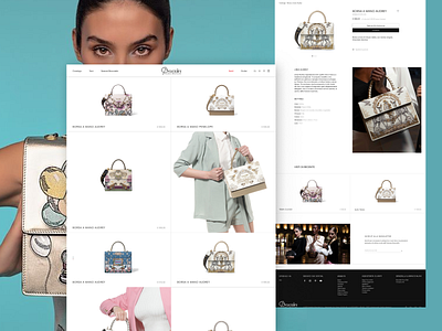 e-Commerce\ Braccialini Bags branding design e commerce figma graphic design interface sites ui ux visual web design