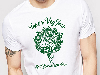 Texas VegFest screenprinting vegan vegetarian