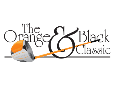 Orange & Black Classic golf idaho logo university