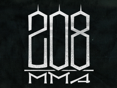 208 MMA 2 208 idaho mma shirt