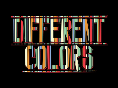 Different Colors music shirt