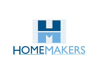 HomeMakers architect blueprint logo