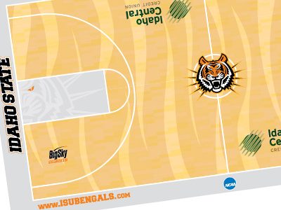 Basketball court basketball bengals big sky court idaho