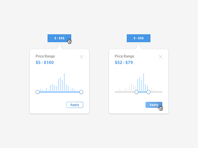 Price Range Filter Slider blue data ecommerce filter price range results search shopping slider tooltip ui
