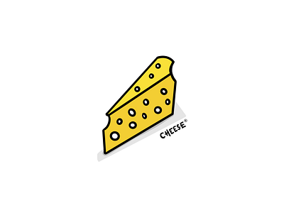 Just the Cheese! cheese illustrator procreate yellow