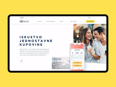 Diners.hr Pages banking desktop desktop design finance fintech homepage information architecture interaction interaction design interface design mobile mobile app mobile design responsive design ui user interface user interface design ux webdesign website