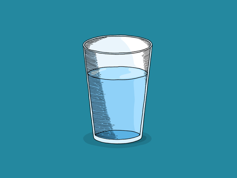 Glass Of Water by Denis Krolo on Dribbble