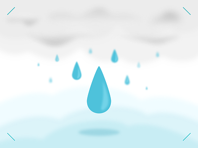 Rainy day clouds illustration rain sketch water weather