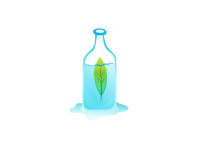 Bottle & Leaf