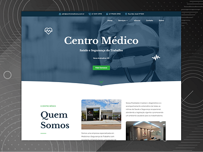 Website - Centro Médico branding design figma graphic design photoshop ui website wordpress