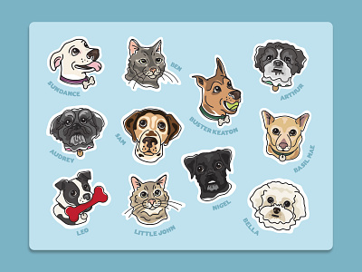 Animal Sticker Sheet