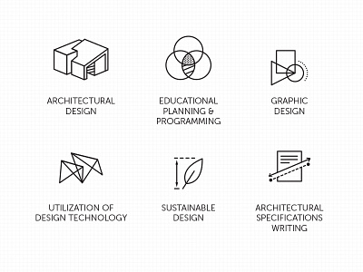 Architecture Icons architecture engineering icon set icons mono width