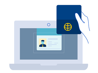 Passport Identity Verification illustration passport verification