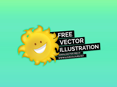 Sun - Free vector illustration clouds holidays nature sea sky smiley sun summer sun sunny day sunray vector graphic vector illustration