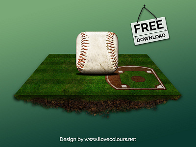 Free baseball icon n.1 for mobile app iOS Android