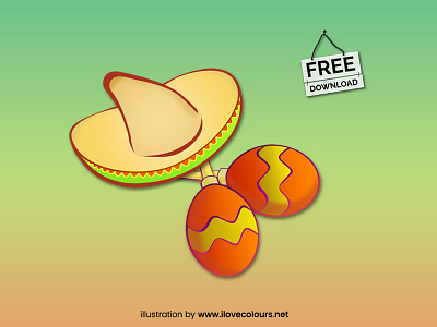 Sombrero illustration - free download - vector graphic