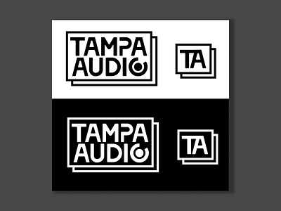 Tampa Audio Logo Design audio branding design florida logo music record sound stereo tampa typography