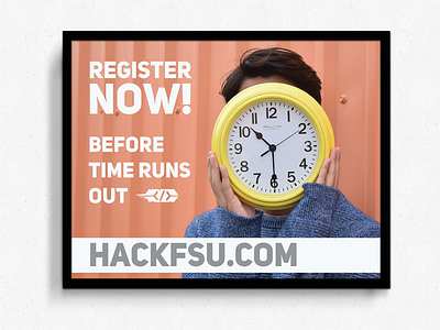 HackFSU Register Now Poster