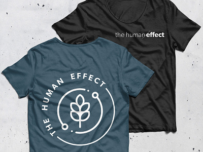 The Human Effect art branding change design effect environment human icon logo nonprofit project shirt tshirt tshirt art typography vector