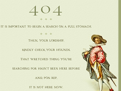 404 404 redesign web design