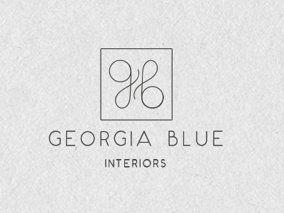 Georgia Blue Interiors branding