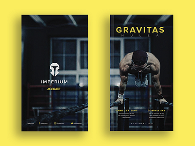 Gravitas Nulla - Imperium Magazine calisthenics cover editorial gravity imperium magazine parkour thesis workout zero