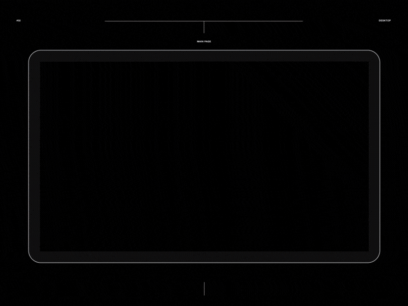 Emptiness agency animation clean dark minimal motion promo web website