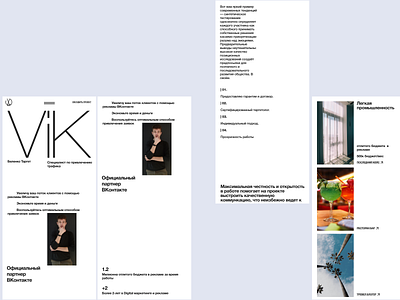 ViK - BelenkoTarget agency clean light minimal simple site web website
