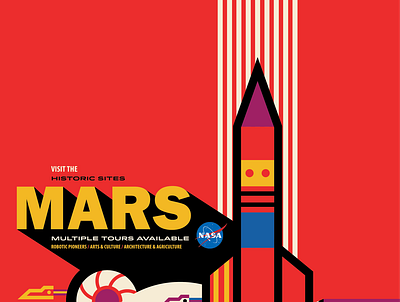 Mars design graphic design illustration vector