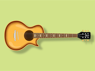 Guitar design graphic design illustration vector