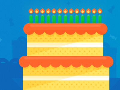 Birthday Cake birthday cake drupal illustration
