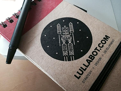 Lullabot Notebook design drupal drupalcon fun handout illustration lullabot notebook robot sketch book