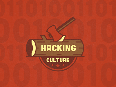 Hacking Culture Logo axe design illustration logo lumberjack rustic simple