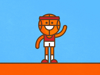 Basketball Boy basketball design fun illustration line simple