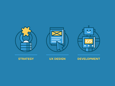 Service Icons design drupal graphic icon icons illustration simple web