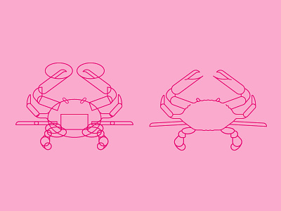 Crab Process blog crab illustration lesson lines process tutorial