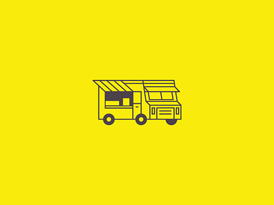 Food Truck Icon food icon illustration line logo simple truck